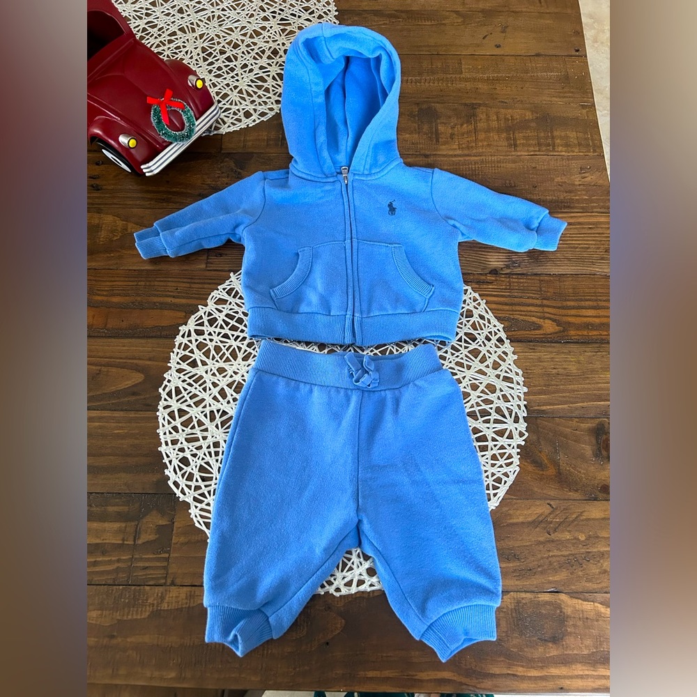 Ralph Lauren fleece hoodie and pants
